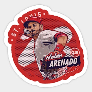 Nolan Arenado St. Louis Dots Sticker